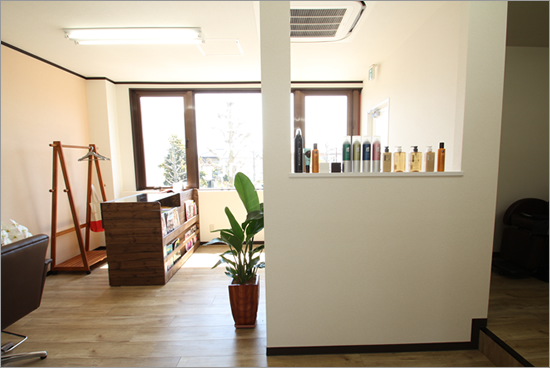 アベリー設計施工の美容室例8　美容室プラント(駿東郡長泉町)